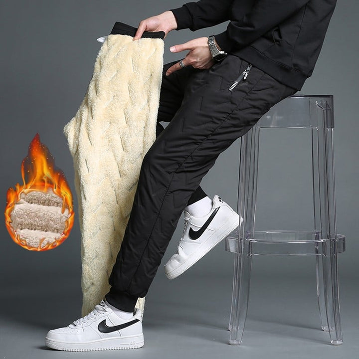 Unisex zimní kalhoty z fleecu