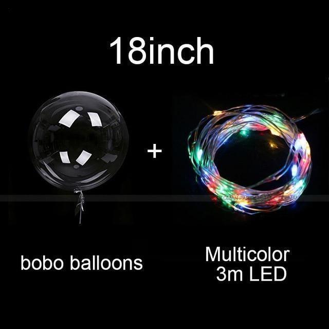 LED balónky znovu použitelné pro osvětlení vašich oslav (X10)