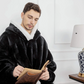 Pullover gigante a quadri ultra confortevole per un totale relax 