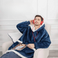 Pullover gigante a quadri ultra confortevole per un totale relax 